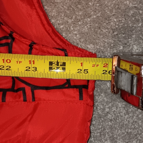 ECKO UNLTD Puffer Vest Mens Size XL Red/Black Hooded Full Zip Spell Out - Picture 15 of 16